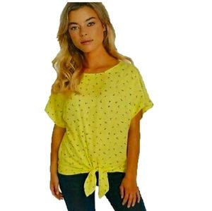 Buffalo tie front top